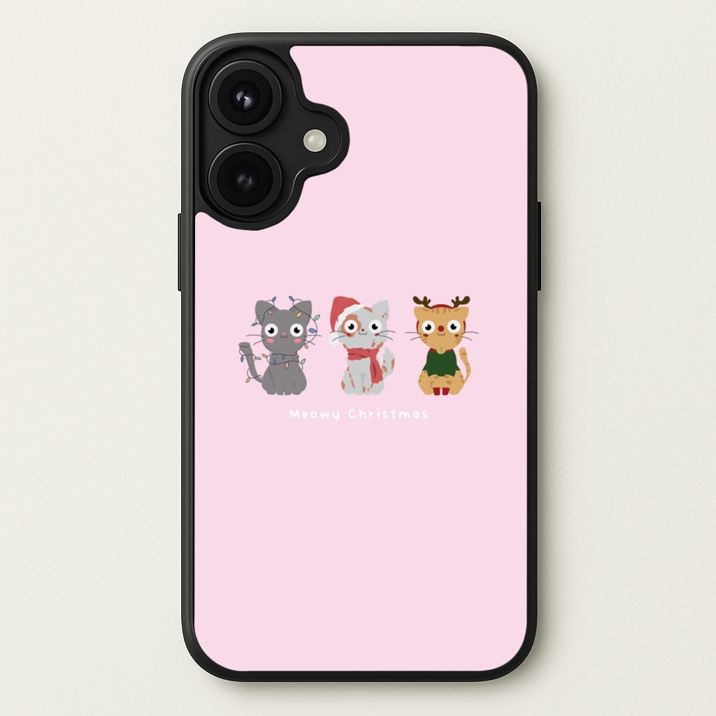 Meowy Christmas Phone Case for iPhone 17