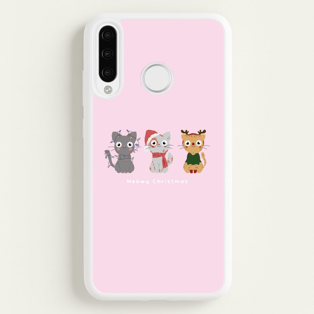 Meowy Christmas - Christmas Phone Case for Huawei P30 Lite