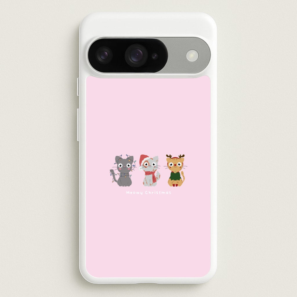 Meowy Christmas Phone Case for Google Pixel 10 / 10 Pro