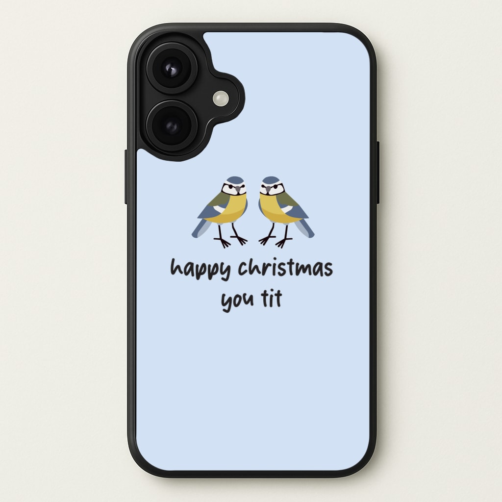 Happy Christmas You Tit - Christmas Phone Case for iPhone 17