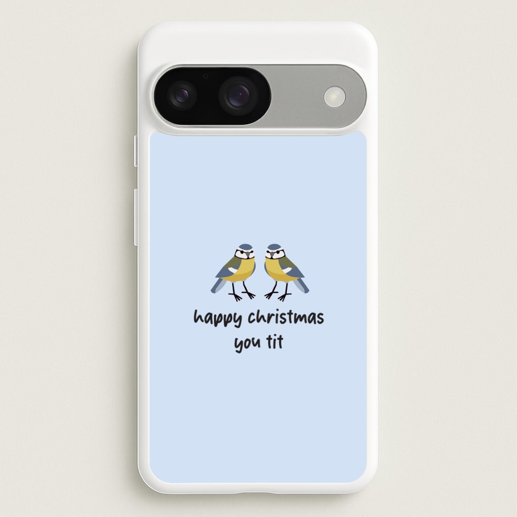 Happy Christmas You Tit - Christmas - Christmas Phone Case for Google Pixel 9 / 9 Pro