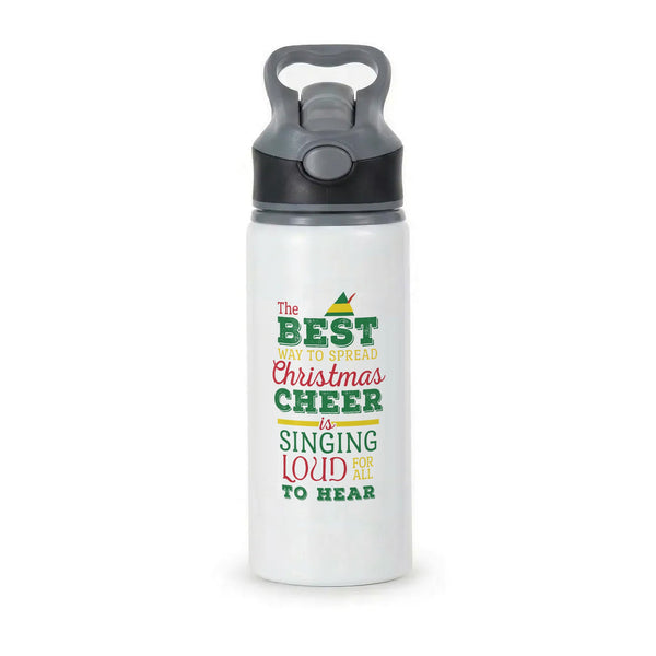 Christmas Cheer Active Water Bottle - Black