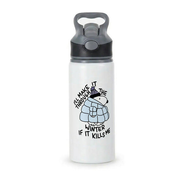 Puffer Jacket Beagle Active Water Bottle - Black