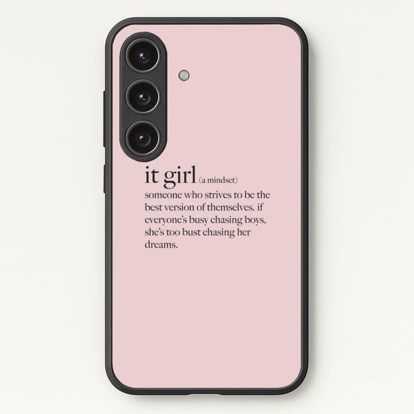 It Girl - Clean Girl Aesthetic - Clean Girl Aesthetic Phone Case for Galaxy S25 Plus