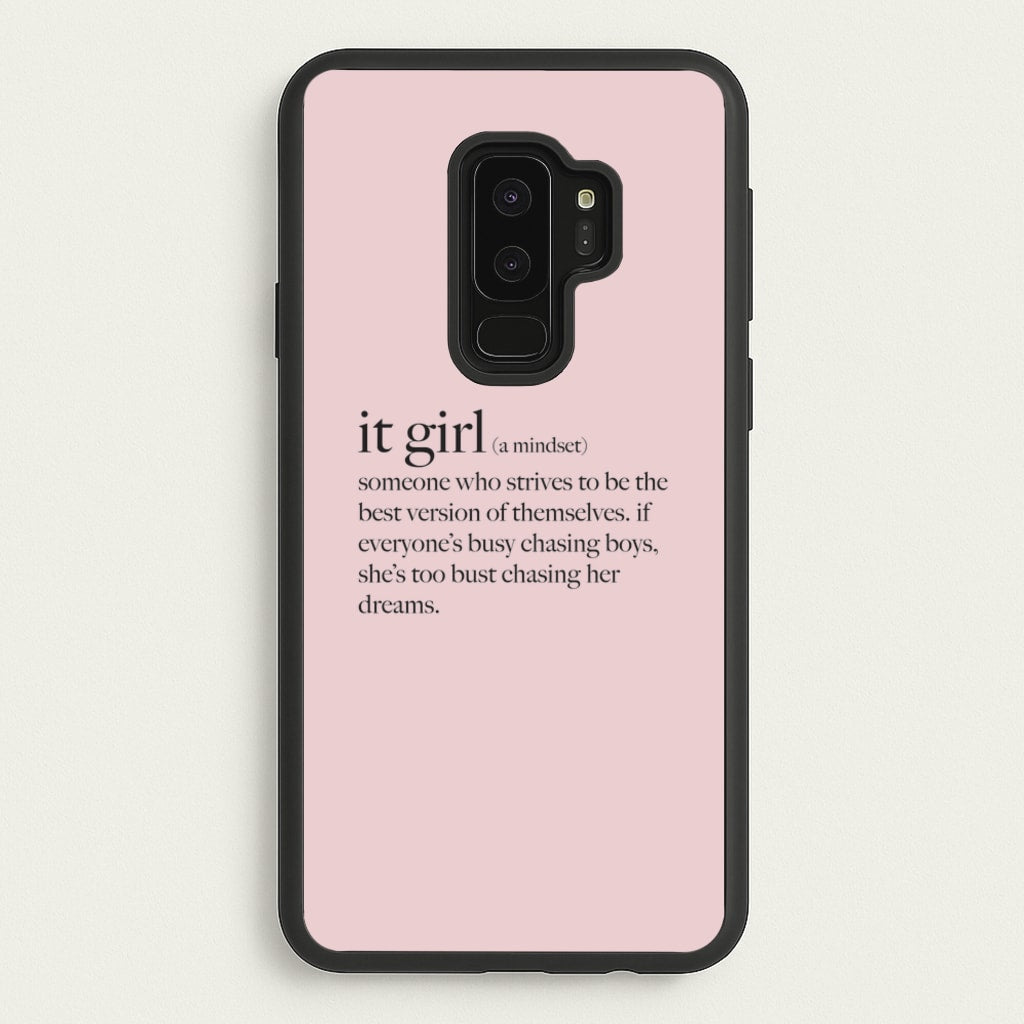 It Girl - Clean Girl Aesthetic - Clean Girl Aesthetic Phone Case for Galaxy S9 Plus