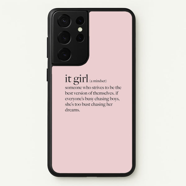 It Girl - Clean Girl Aesthetic - Clean Girl Aesthetic Phone Case for Galaxy S21 Ultra