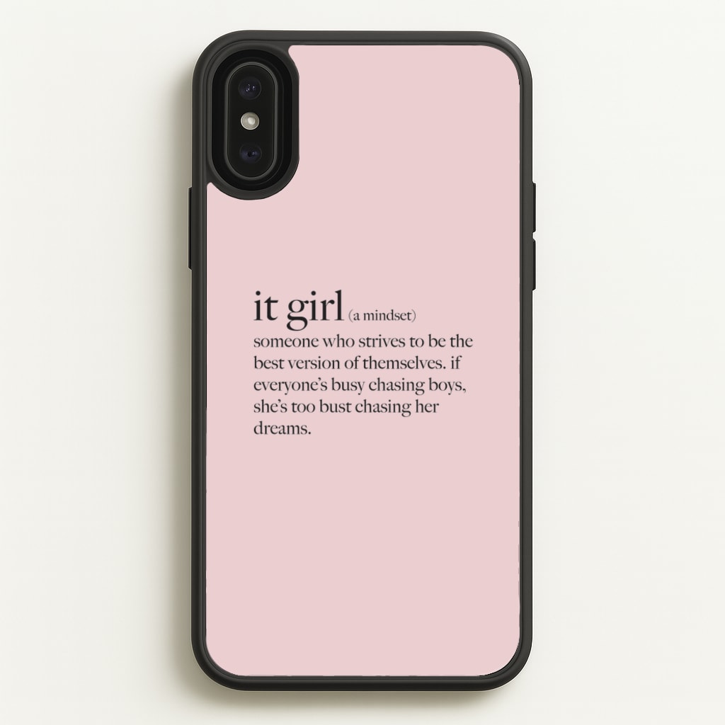 It Girl - Clean Girl Aesthetic - Clean Girl Aesthetic Phone Case for iPhone XS Max