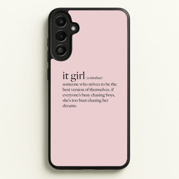 It Girl - Clean Girl Aesthetic - Clean Girl Aesthetic Phone Case for Galaxy A34