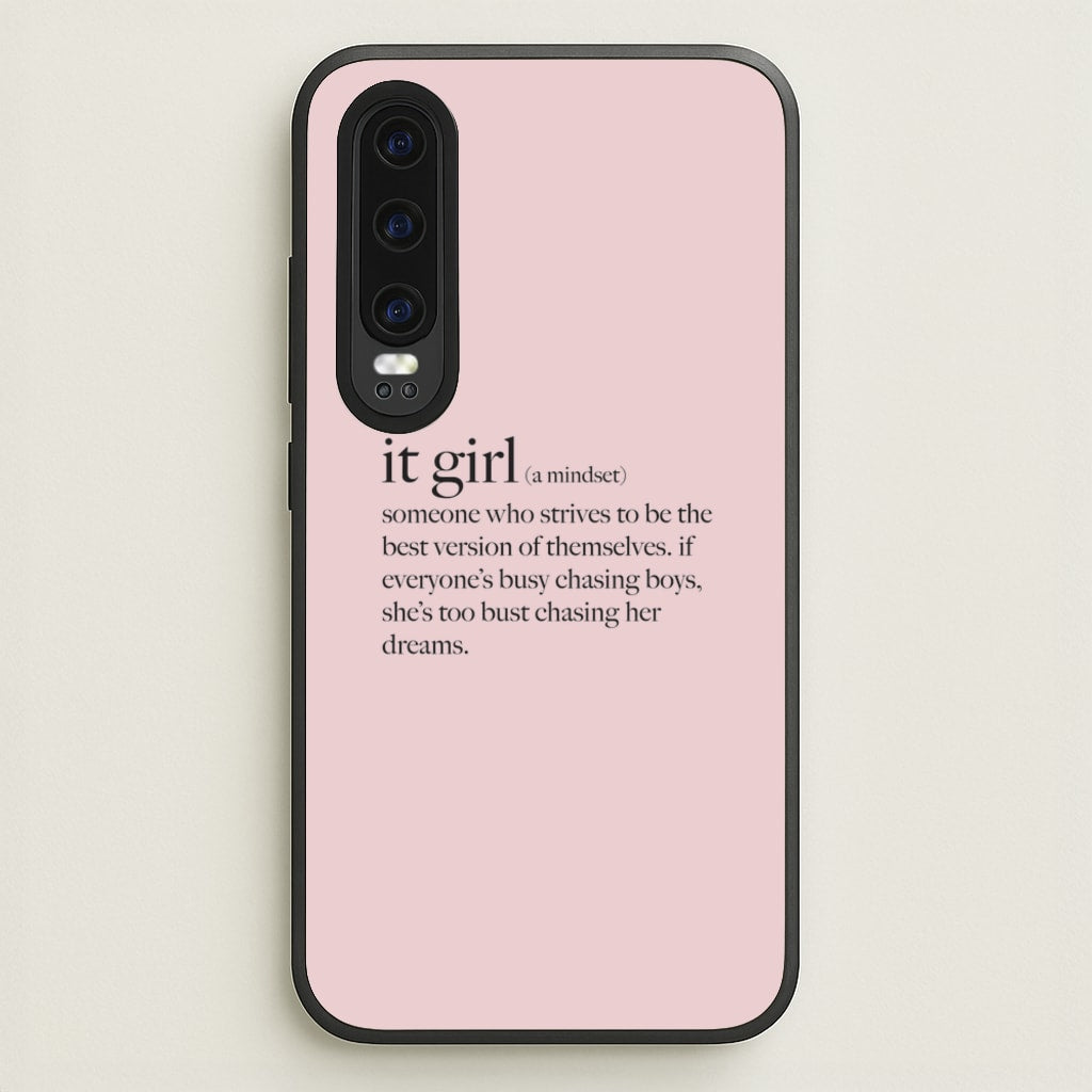 It Girl - Clean Girl Aesthetic - Clean Girl Aesthetic Phone Case for Huawei P30