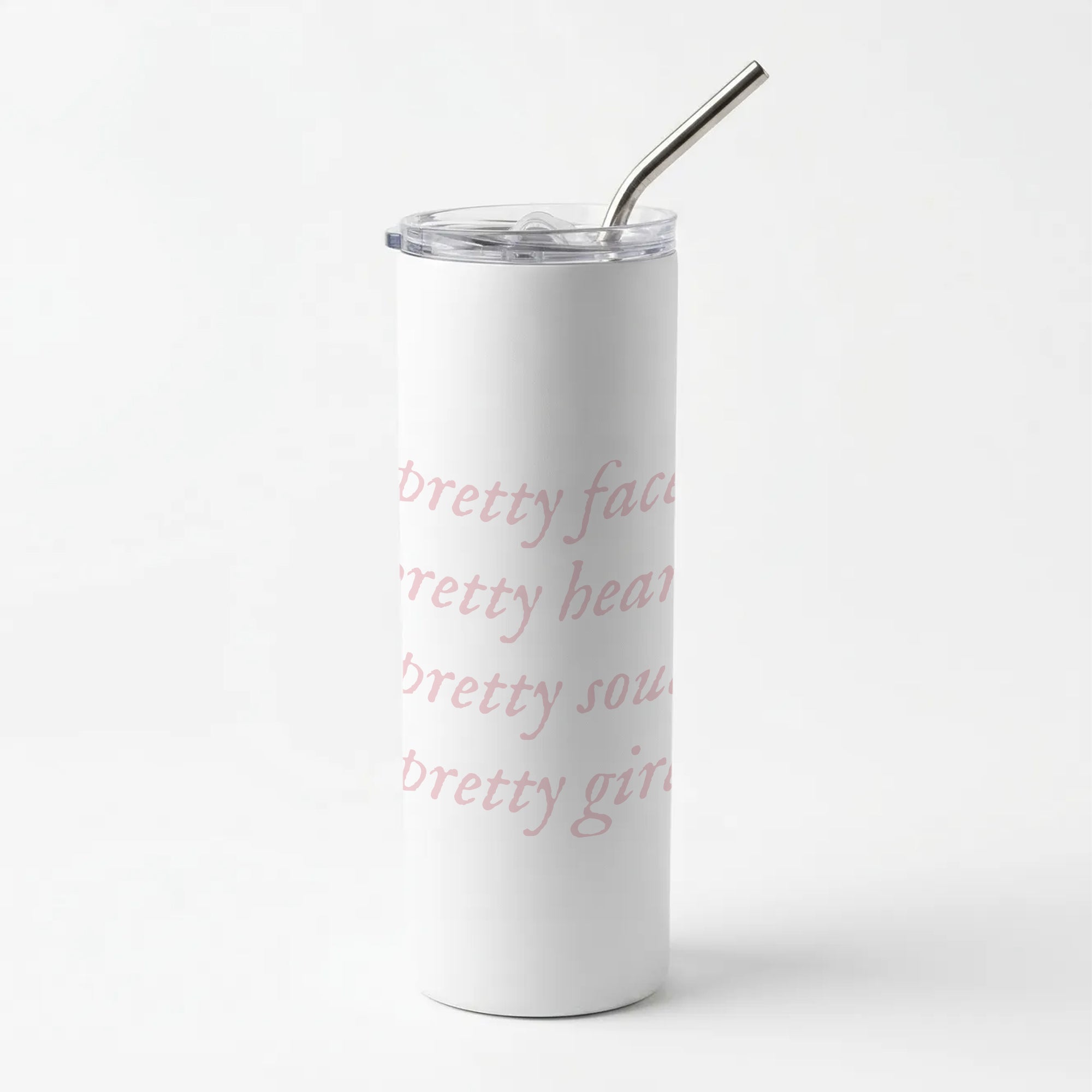 Pretty Girl - Clean Girl Aesthetic Skinny Tumbler