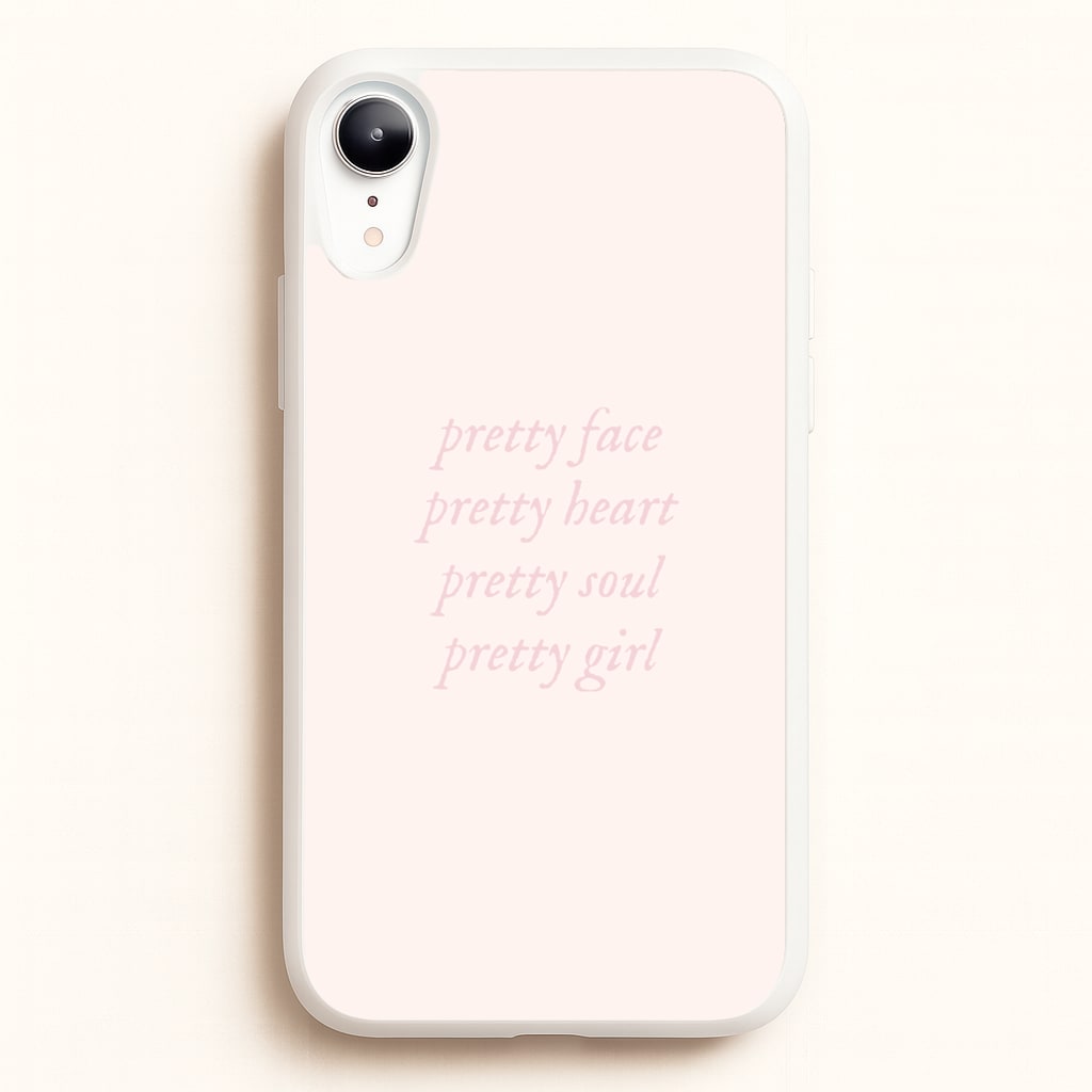 Pretty Girl - Clean Girl Aesthetic - Clean Girl Aesthetic Phone Case for iPhone XR