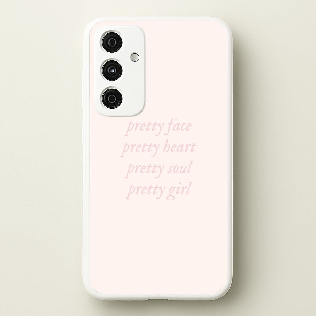 Pretty Girl - Clean Girl Aesthetic - Clean Girl Aesthetic Phone Case for Galaxy A55