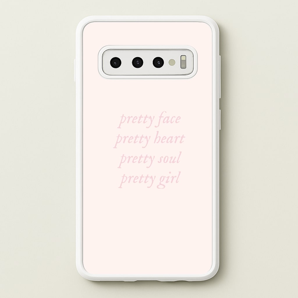 Pretty Girl - Clean Girl Aesthetic - Clean Girl Aesthetic Phone Case for Galaxy S10