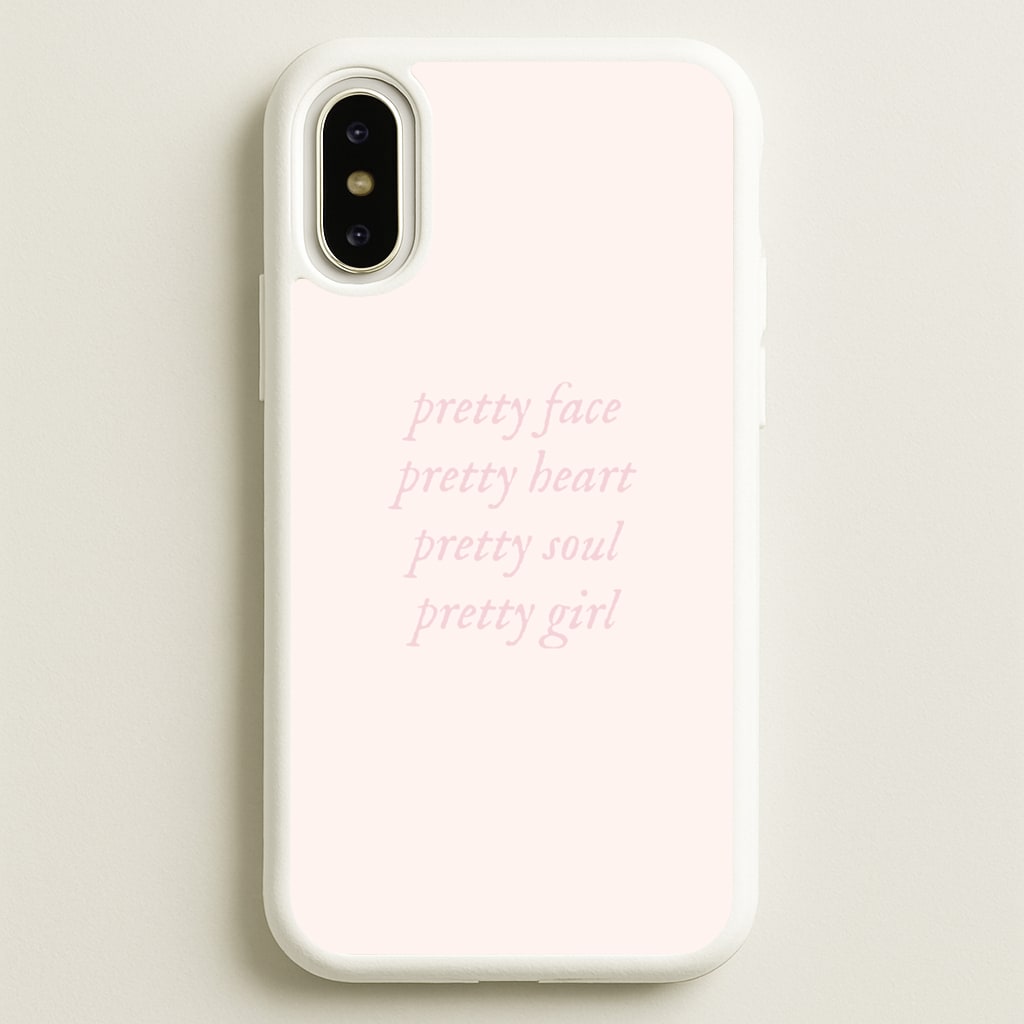 Pretty Girl - Clean Girl Aesthetic - Clean Girl Aesthetic Phone Case for iPhone X / XS
