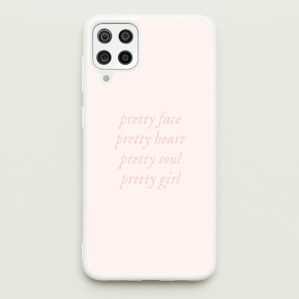 Pretty Girl - Clean Girl Aesthetic - Clean Girl Aesthetic Phone Case for Galaxy A12