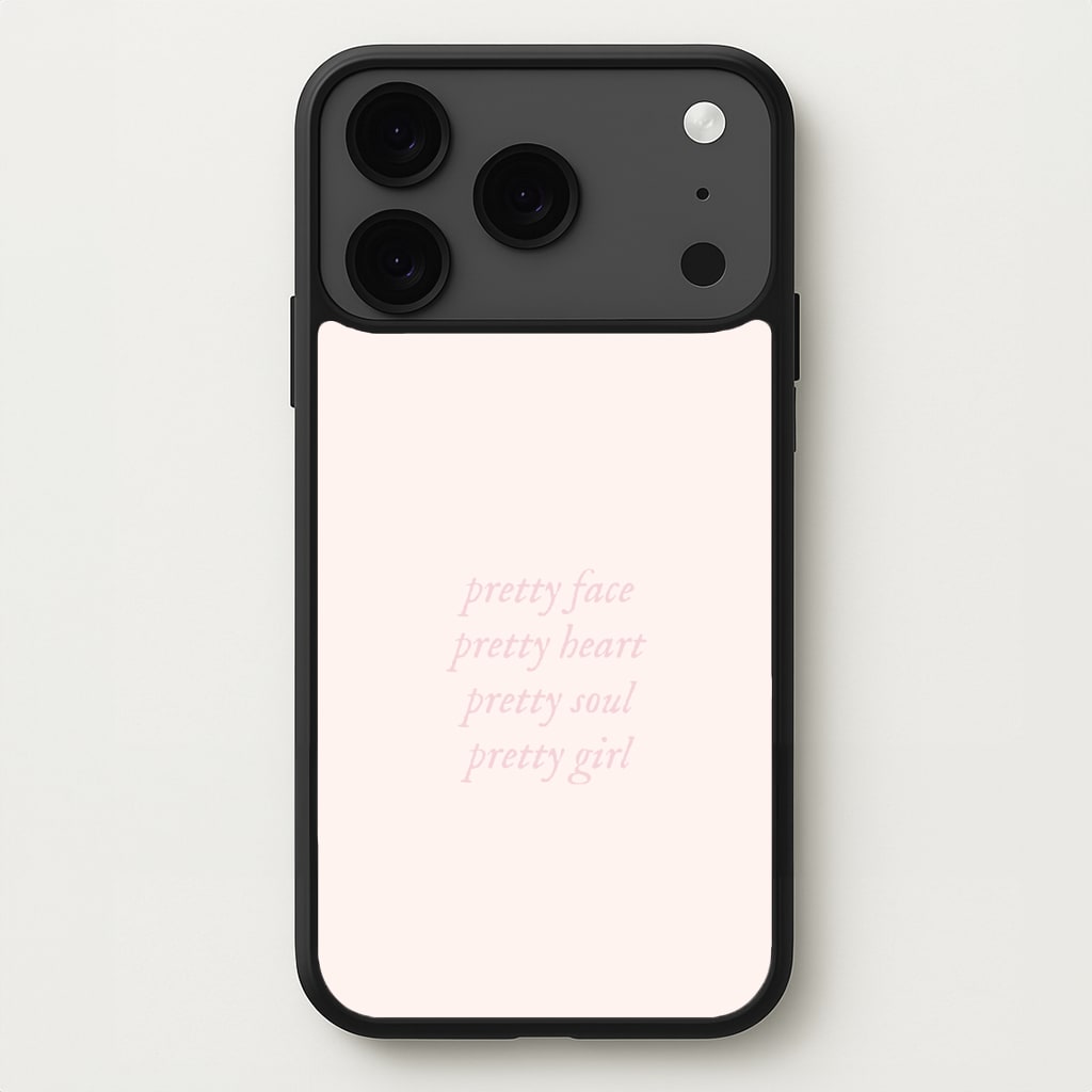 Pretty Girl - Clean Girl Aesthetic Phone Case for iPhone 17 Pro Max