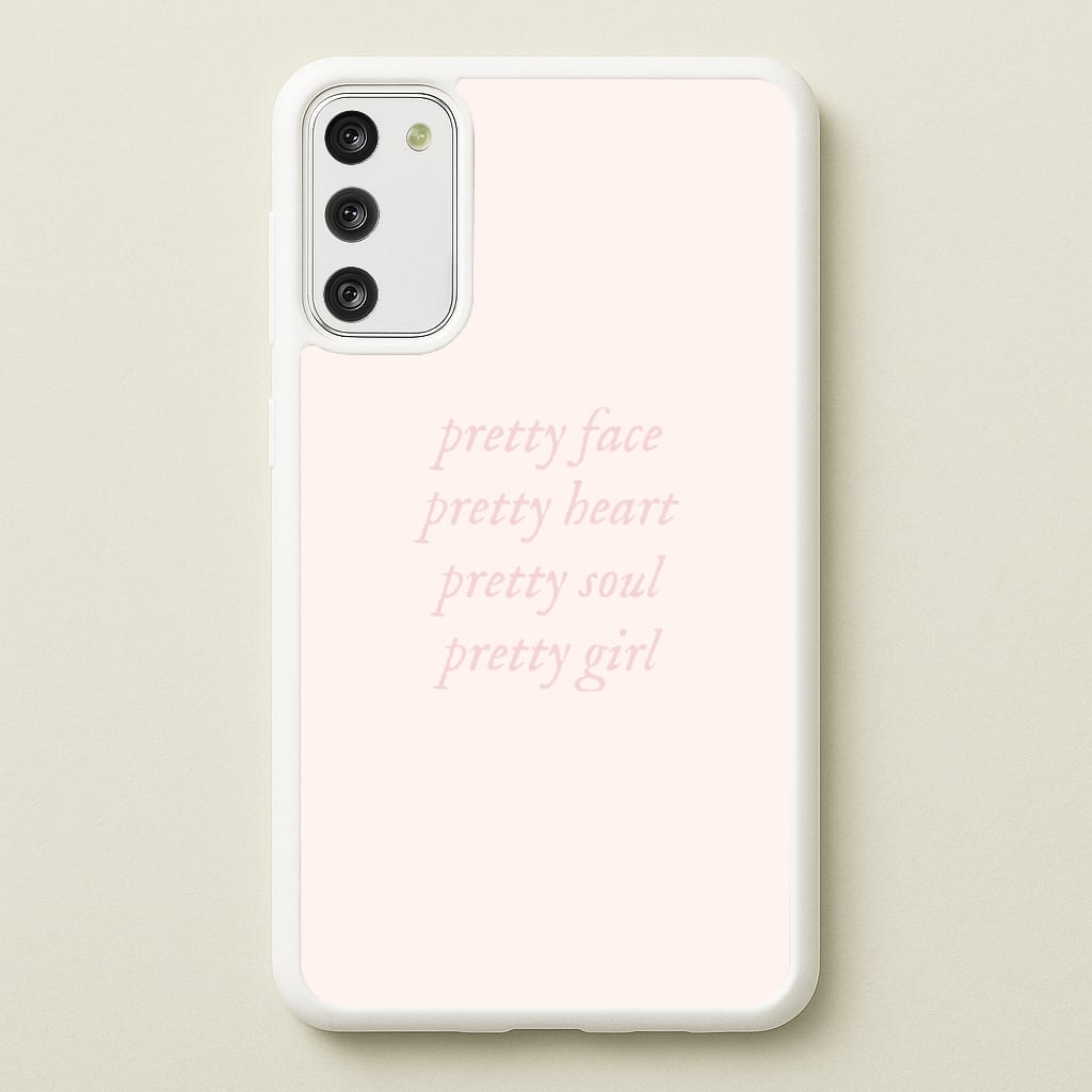 Pretty Girl - Clean Girl Aesthetic - Clean Girl Aesthetic Phone Case for Galaxy S20