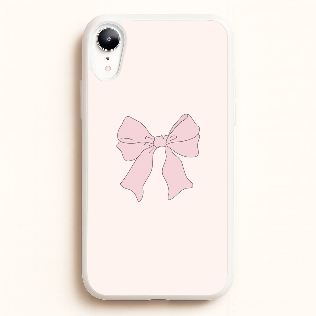 Bow - Clean Girl Aesthetic - Clean Girl Aesthetic Phone Case for iPhone XR