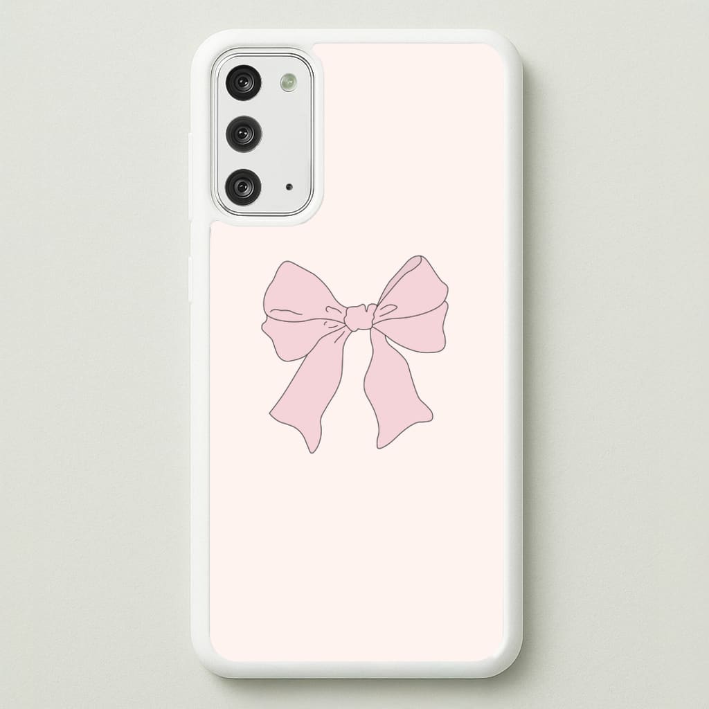 Bow - Clean Girl Aesthetic - Clean Girl Aesthetic Phone Case for Galaxy Note 20
