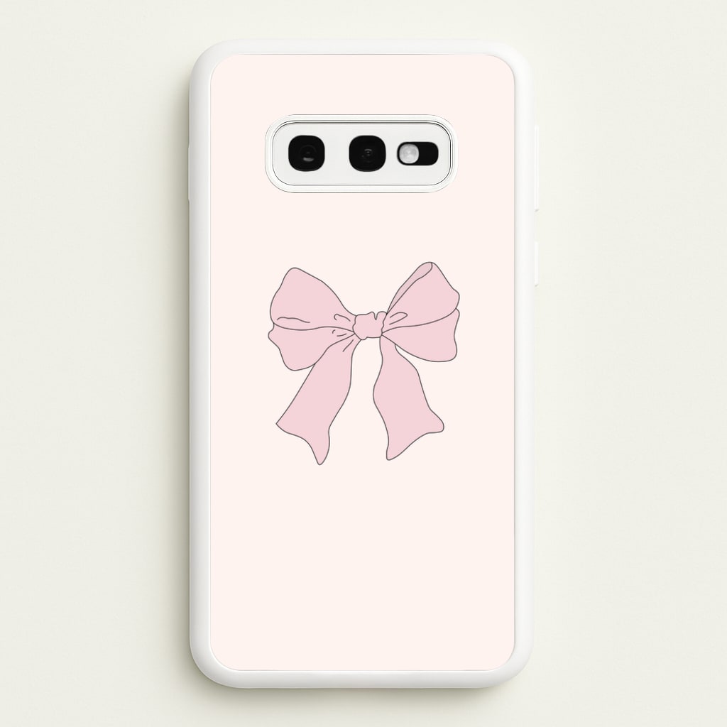 Bow - Clean Girl Aesthetic - Clean Girl Aesthetic Phone Case for Galaxy S10e