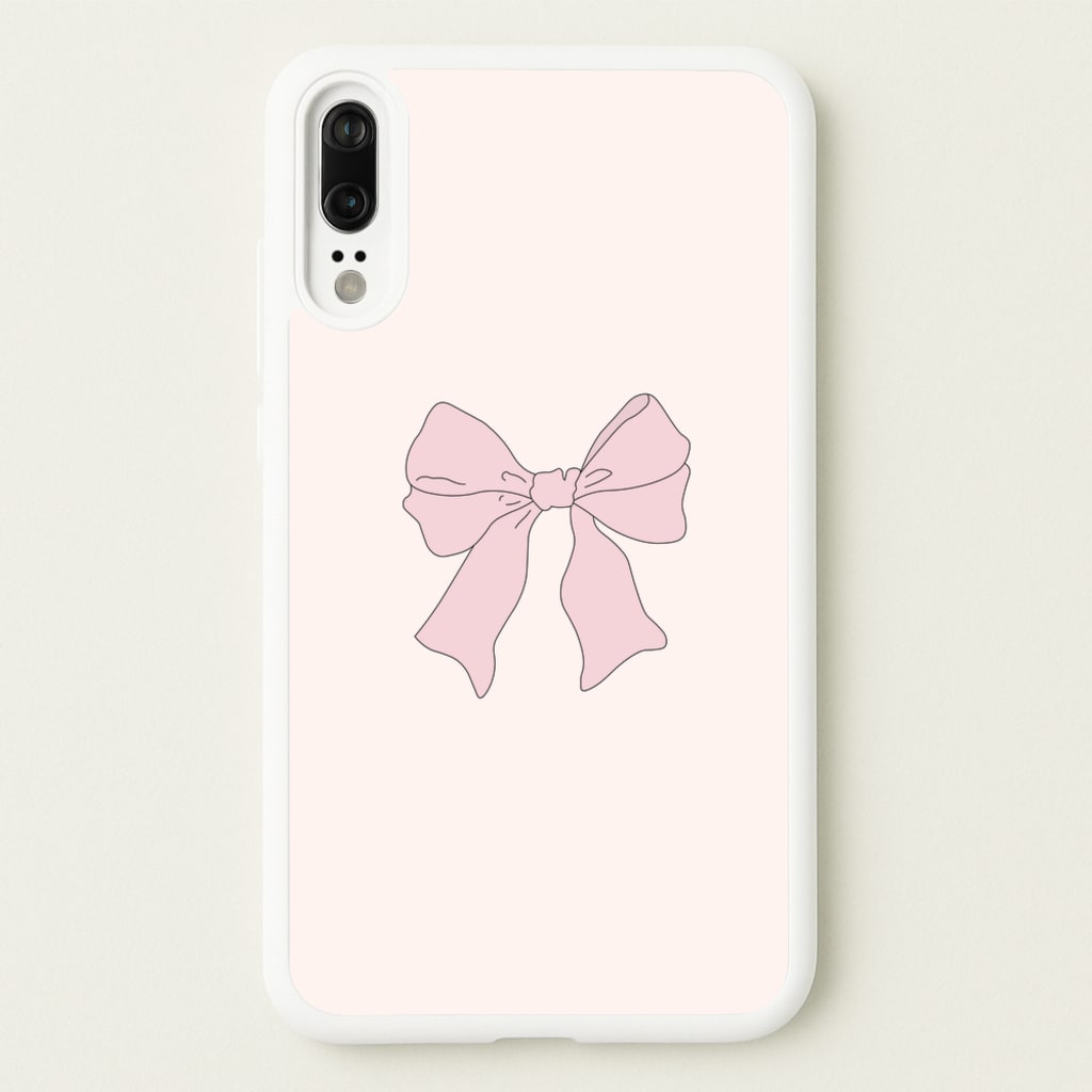 Bow - Clean Girl Aesthetic - Clean Girl Aesthetic Phone Case for Huawei P20