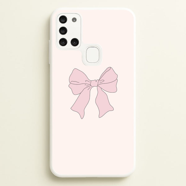 Bow - Clean Girl Aesthetic - Clean Girl Aesthetic Phone Case for Galaxy A21s