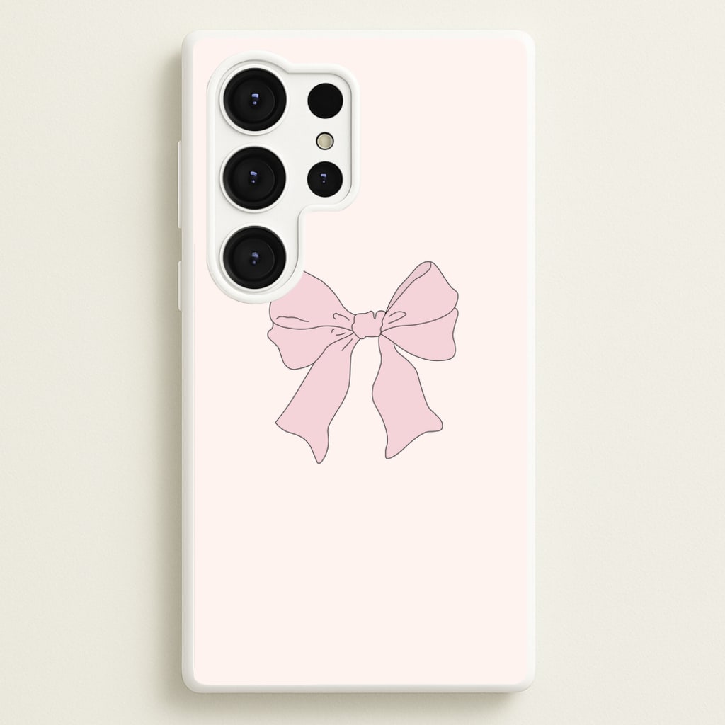 Bow - Clean Girl Aesthetic - Clean Girl Aesthetic Phone Case for Galaxy S25 Ultra