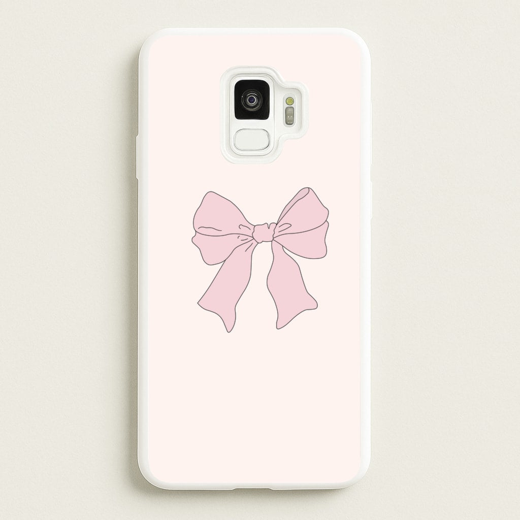Bow - Clean Girl Aesthetic - Clean Girl Aesthetic Phone Case for Galaxy S9