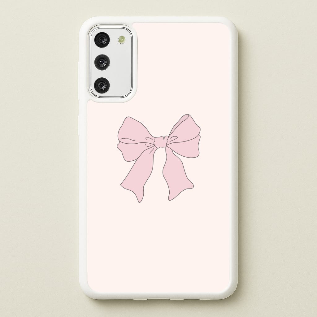 Bow - Clean Girl Aesthetic - Clean Girl Aesthetic Phone Case for Galaxy S20
