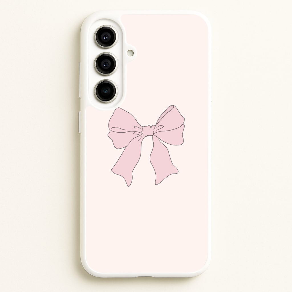 Bow - Clean Girl Aesthetic - Clean Girl Aesthetic Phone Case for Galaxy A56