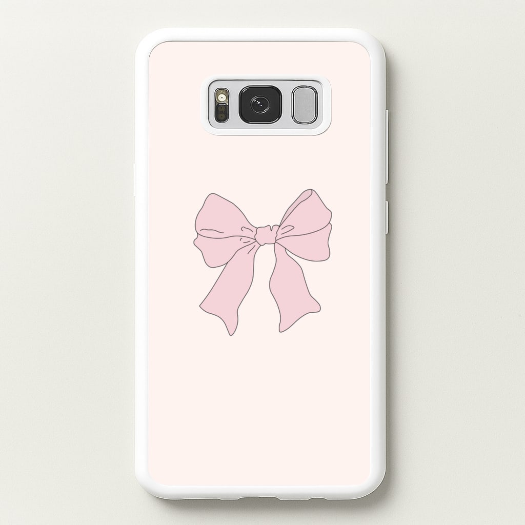 Bow - Clean Girl Aesthetic - Clean Girl Aesthetic Phone Case for Galaxy S8