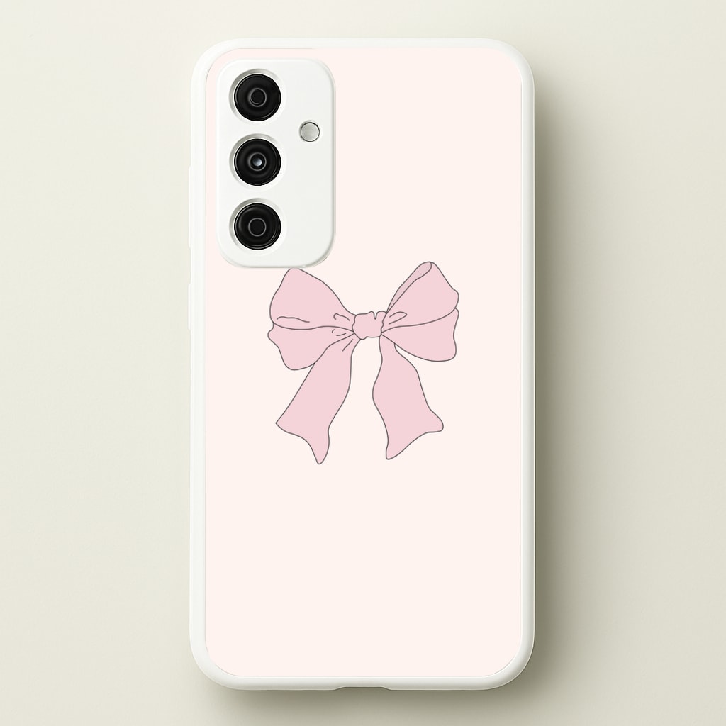 Bow - Clean Girl Aesthetic - Clean Girl Aesthetic Phone Case for Galaxy A55