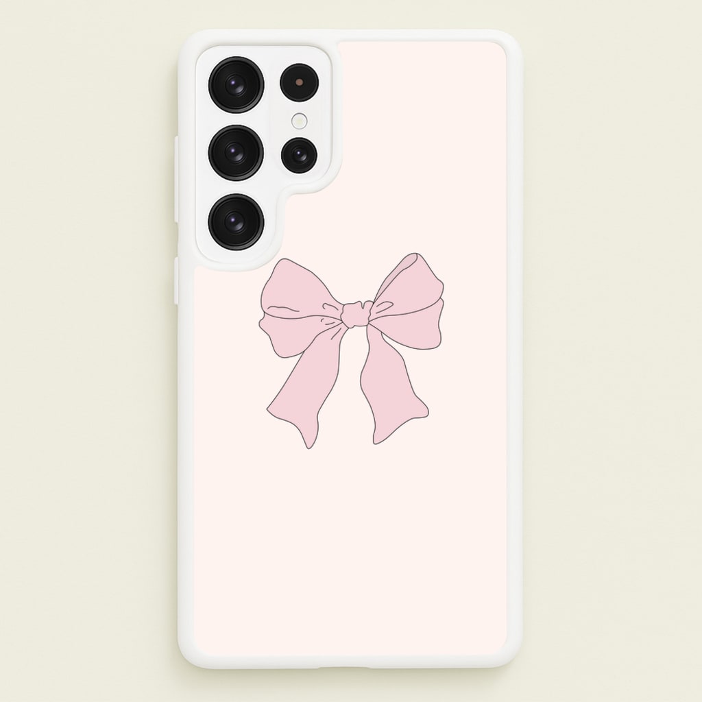 Bow - Clean Girl Aesthetic - Clean Girl Aesthetic Phone Case for Galaxy S22 Ultra