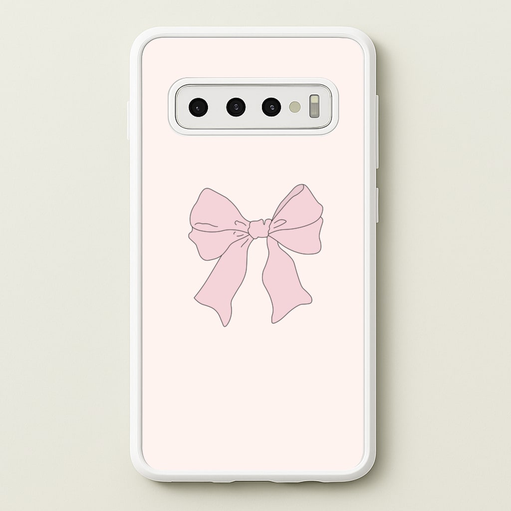 Bow - Clean Girl Aesthetic - Clean Girl Aesthetic Phone Case for Galaxy S10 Plus