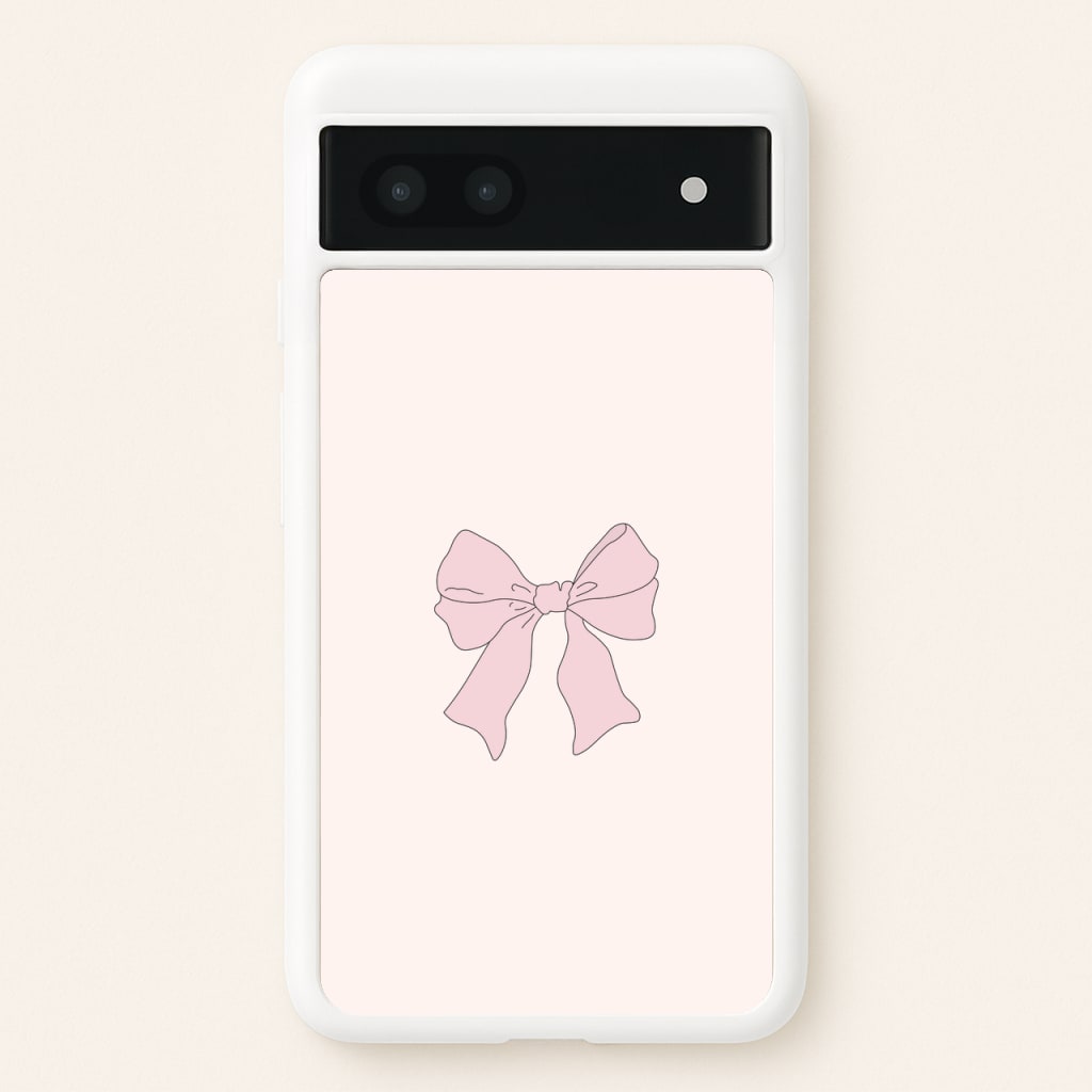 Bow - Clean Girl Aesthetic - Clean Girl Aesthetic Phone Case for Google Pixel 7a