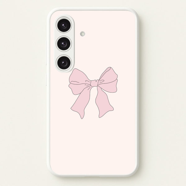 Bow - Clean Girl Aesthetic - Clean Girl Aesthetic Phone Case for Galaxy S24FE
