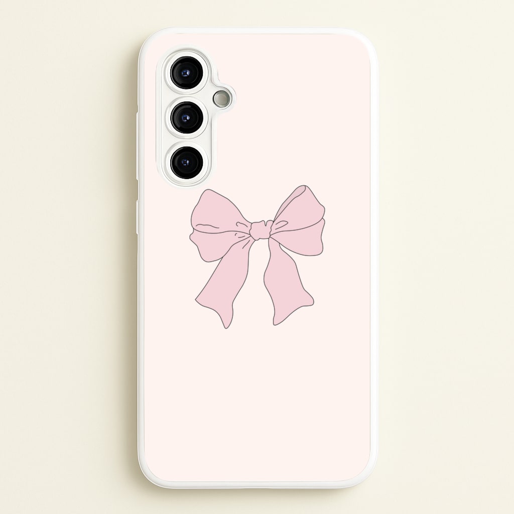 Bow - Clean Girl Aesthetic - Clean Girl Aesthetic Phone Case for Galaxy A54