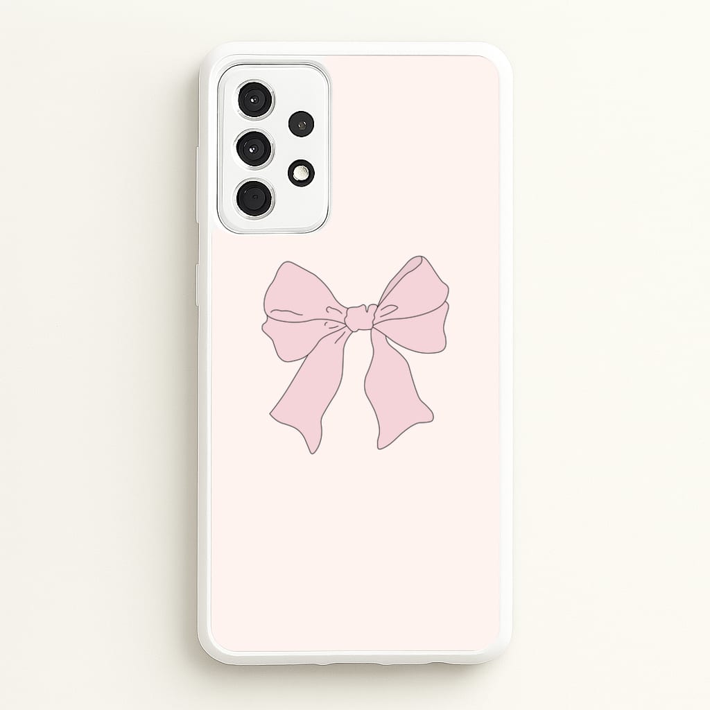 Bow - Clean Girl Aesthetic - Clean Girl Aesthetic Phone Case for Galaxy A52 / A52s
