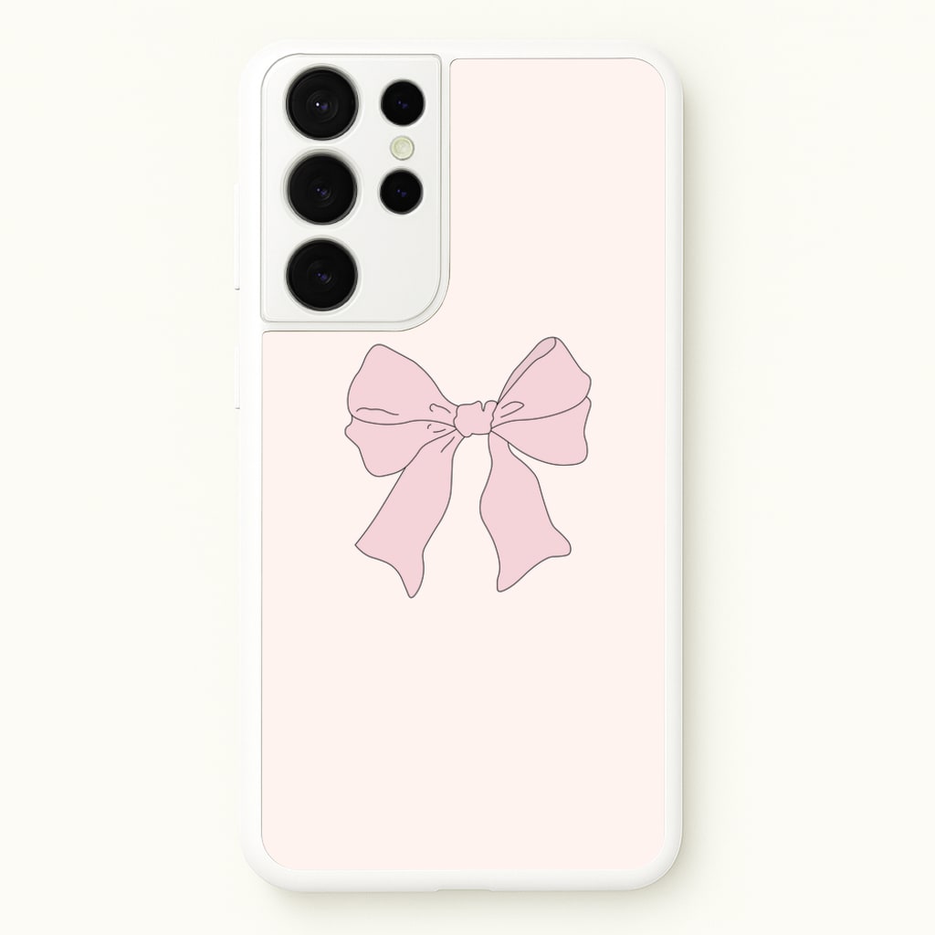 Bow - Clean Girl Aesthetic - Clean Girl Aesthetic Phone Case for Galaxy S21 Ultra