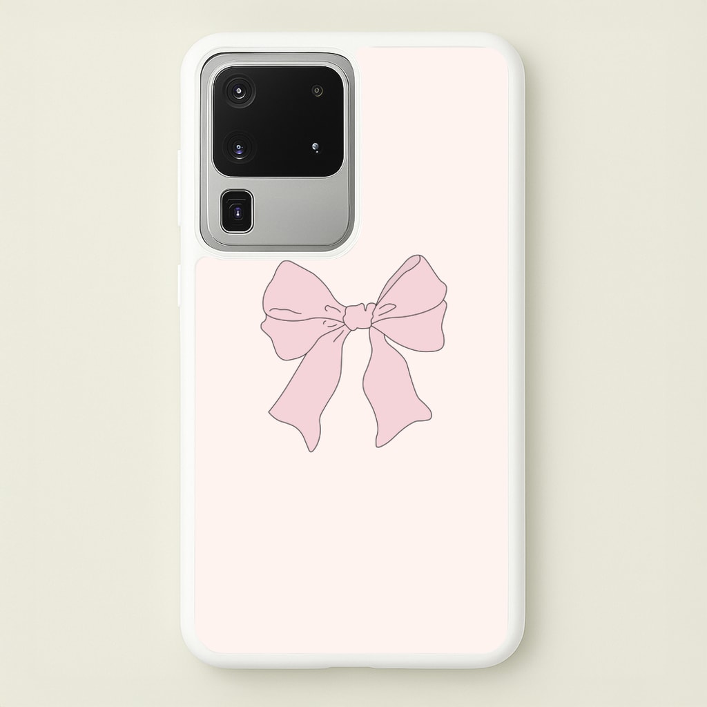 Bow - Clean Girl Aesthetic - Clean Girl Aesthetic Phone Case for Galaxy S20 Ultra