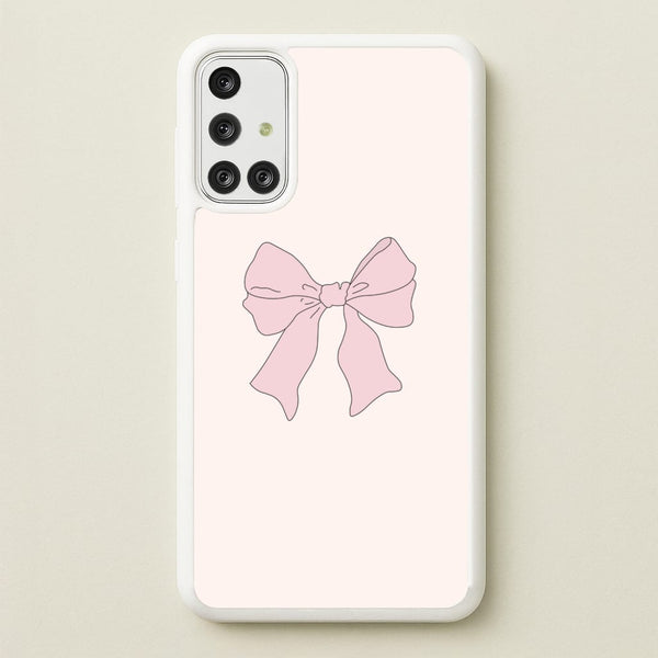 Bow - Clean Girl Aesthetic - Clean Girl Aesthetic Phone Case for Galaxy A71