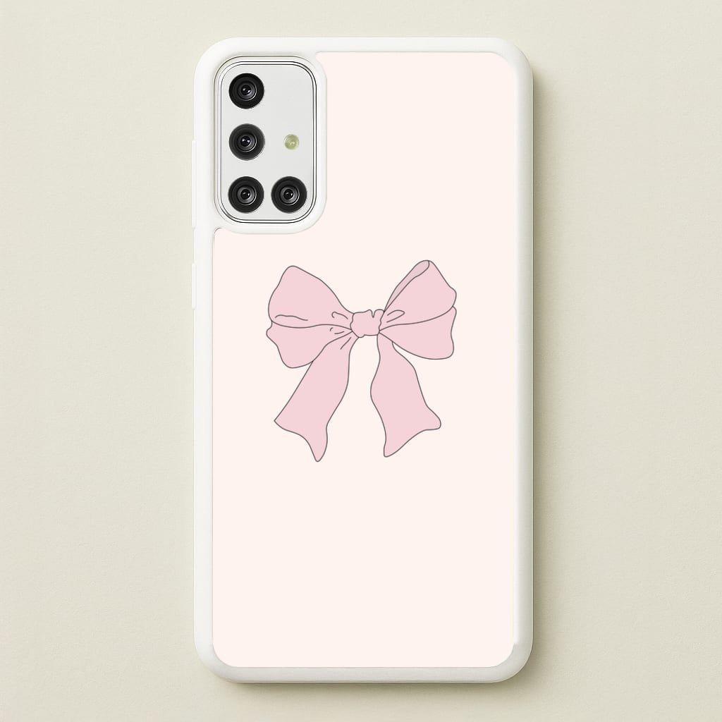 Bow - Clean Girl Aesthetic - Clean Girl Aesthetic Phone Case for Galaxy A71