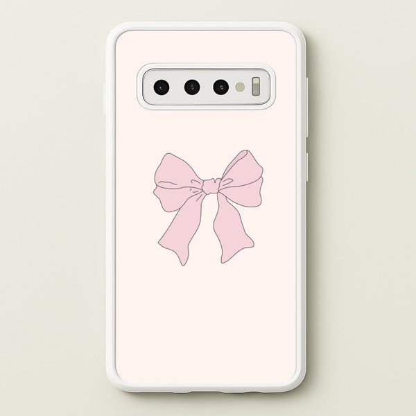 Bow - Clean Girl Aesthetic - Clean Girl Aesthetic Phone Case for Galaxy S10