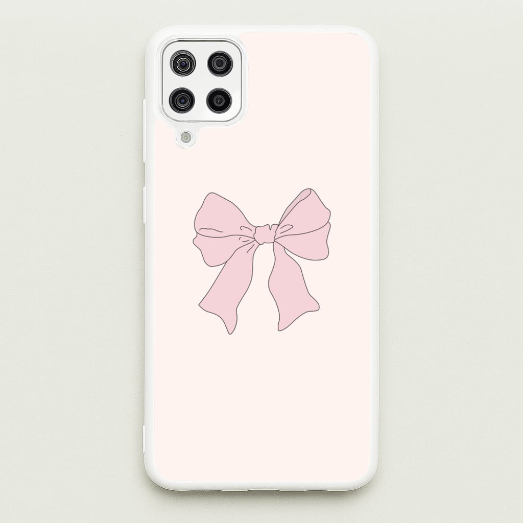 Bow - Clean Girl Aesthetic - Clean Girl Aesthetic Phone Case for Galaxy A12
