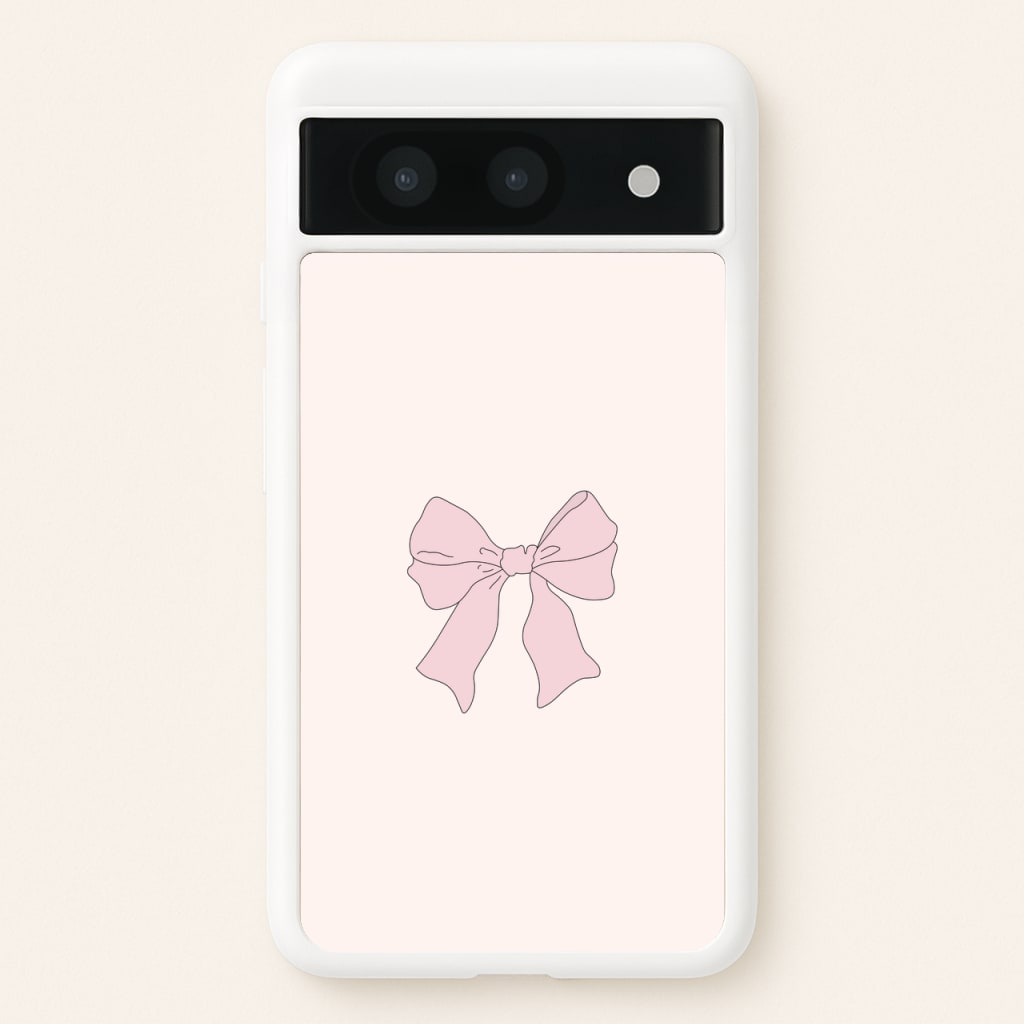 Bow - Clean Girl Aesthetic - Clean Girl Aesthetic Phone Case for Google Pixel 8a