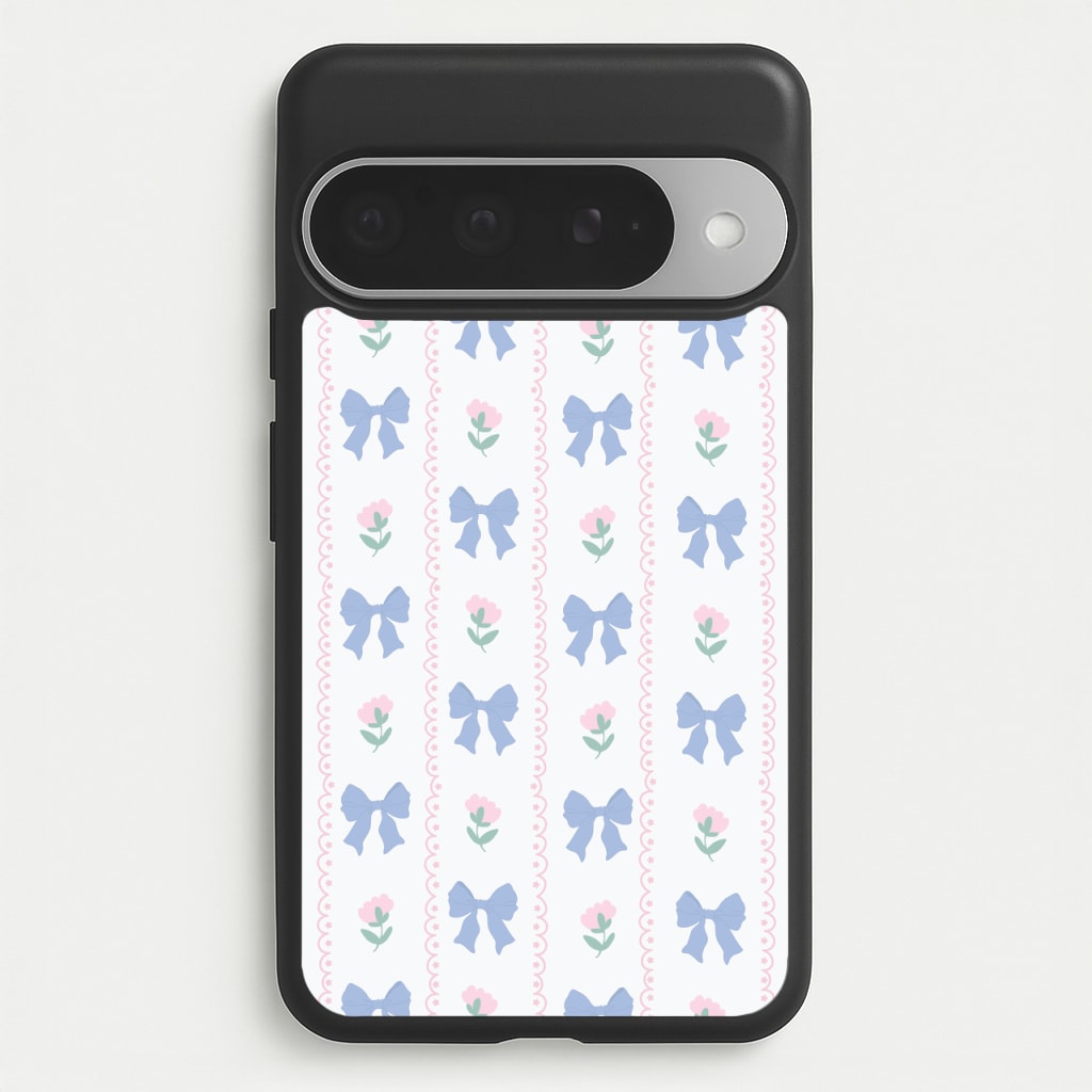 Pink Bows Pattern - Clean Girl Aesthetic Phone Case for Google Pixel 10 Pro XL