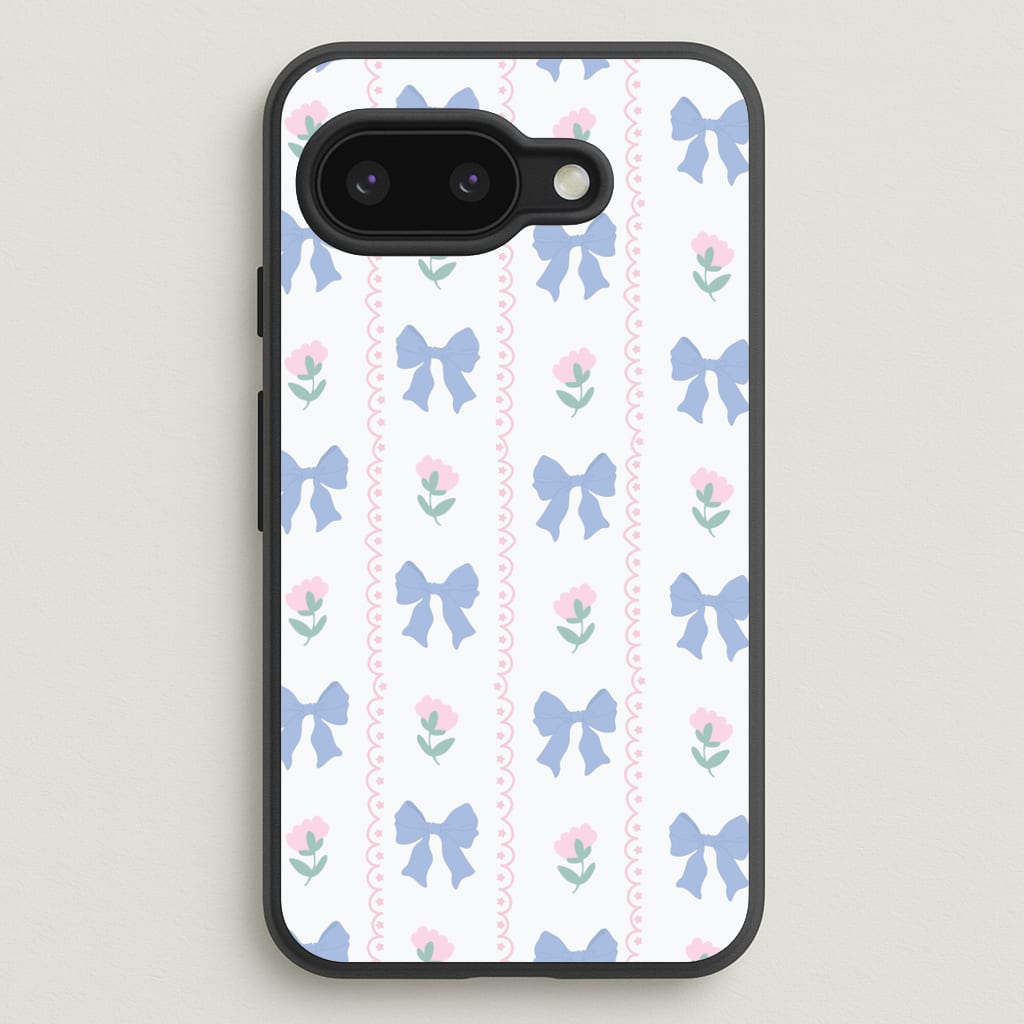 Pink Bows Pattern - Clean Girl Aesthetic - Clean Girl Aesthetic Phone Case for Google Pixel 9a