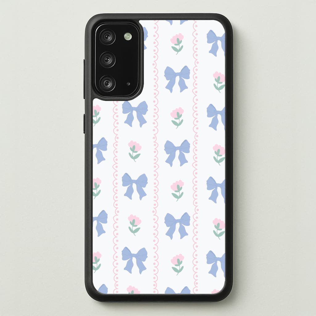 Pink Bows Pattern - Clean Girl Aesthetic - Clean Girl Aesthetic Phone Case for Galaxy Note 20