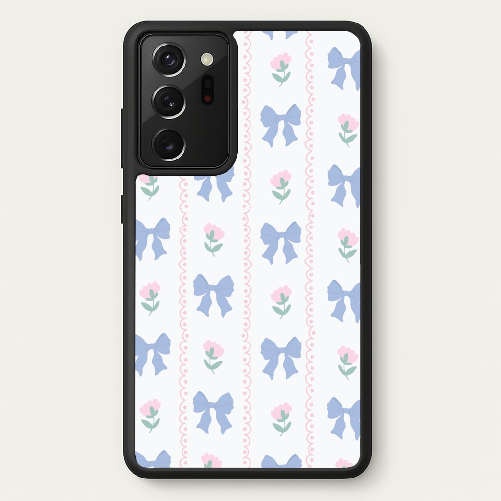Pink Bows Pattern - Clean Girl Aesthetic - Clean Girl Aesthetic Phone Case for Galaxy Note 20 Ultra