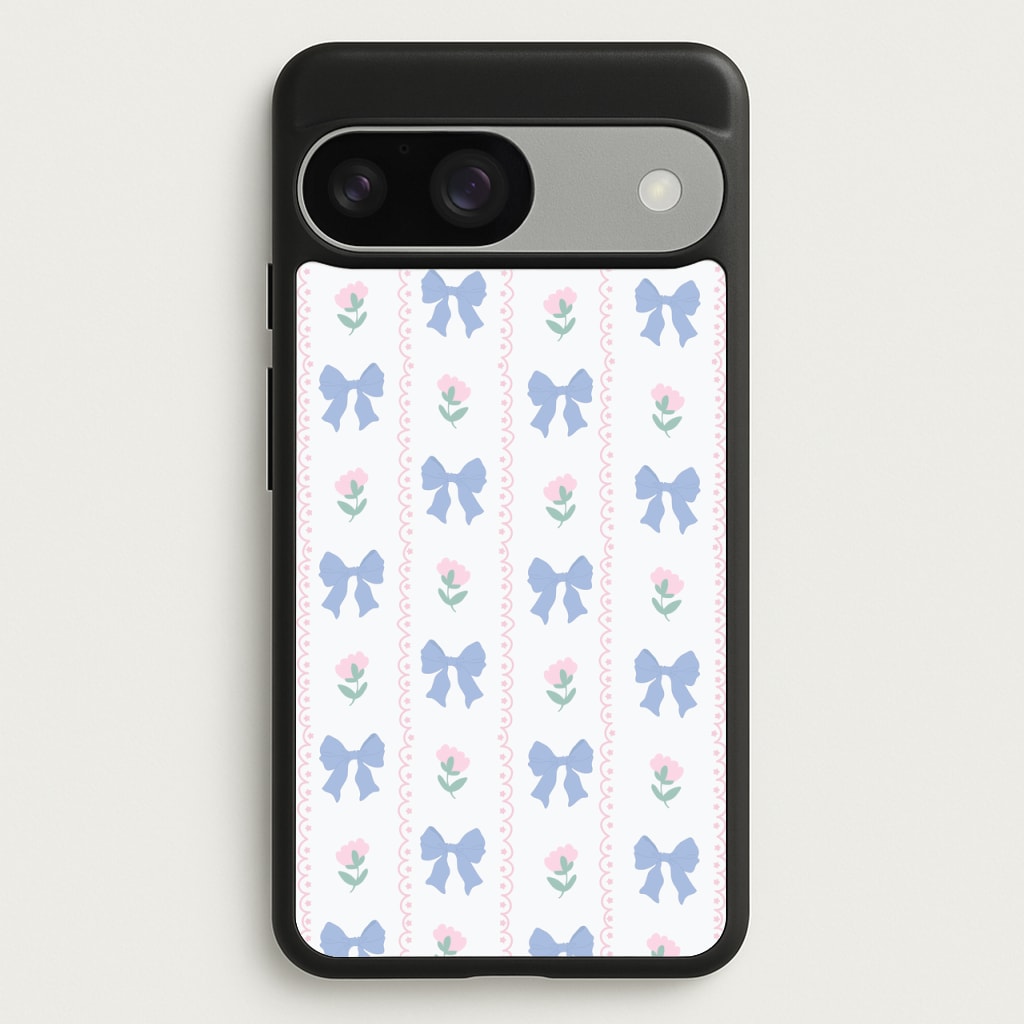 Pink Bows Pattern - Clean Girl Aesthetic - Clean Girl Aesthetic Phone Case for Google Pixel 9 / 9 Pro